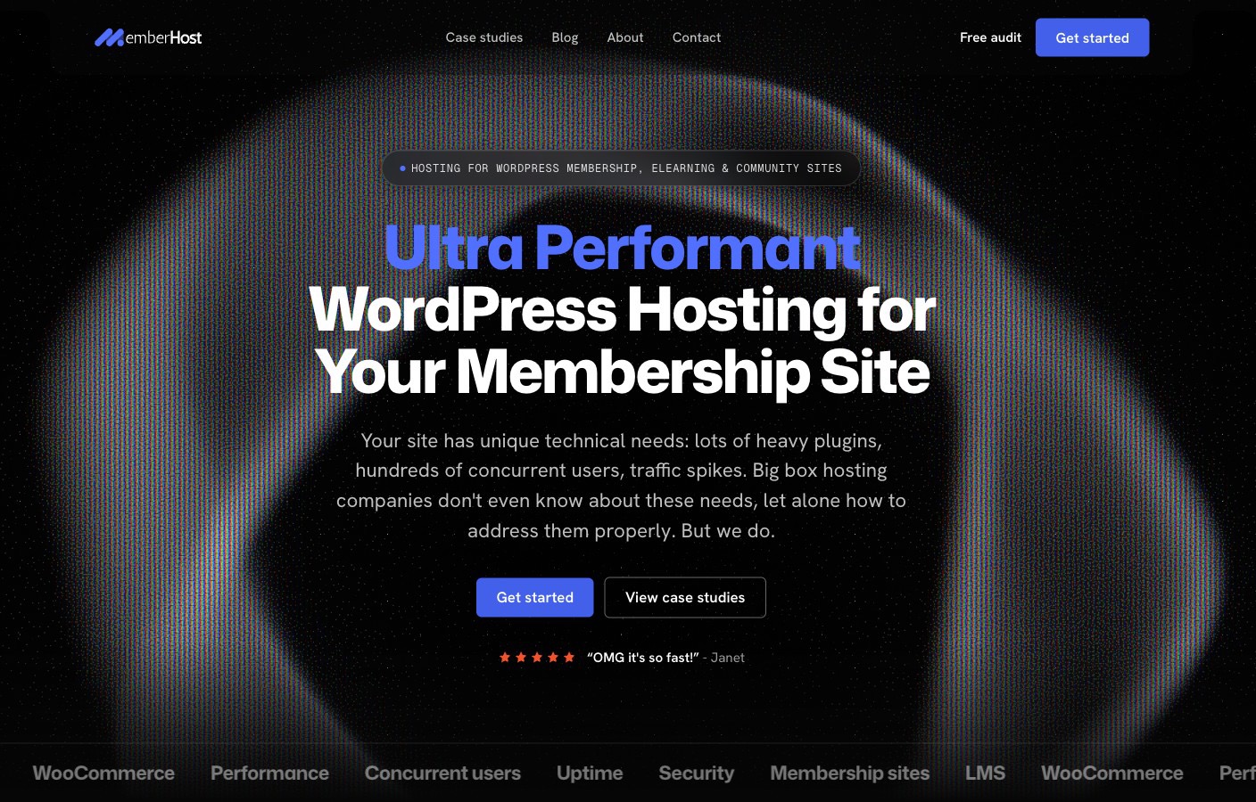 MemberHost website preview